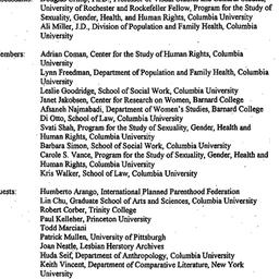 Minutes, 2000-04-25. Sexual...