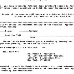 Announcements, 1990-01-25. ...