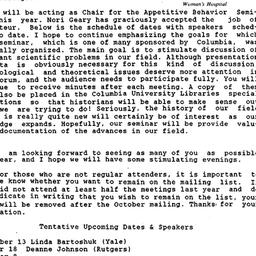Announcements, 1991-08-02. ...