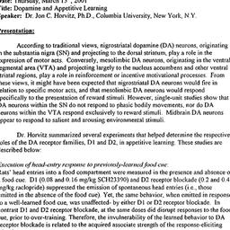 Minutes, 2001-03-15. Appeti...