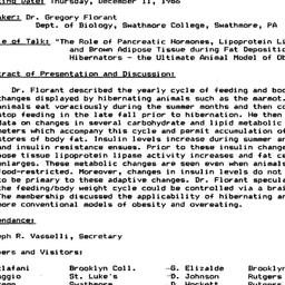 Minutes, 1986-12-11. Appeti...