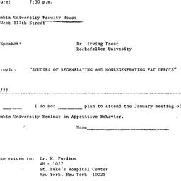 Announcements, 1977-01-27. ...