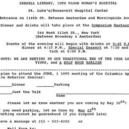 Announcements, 1995-06-01. ...