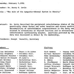 Minutes, 1981-02-05. Appeti...