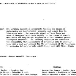 Minutes, 1981-04-21. Appeti...