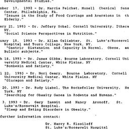 Announcements, 1992-09-17. ...