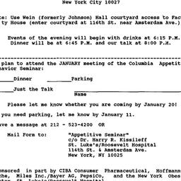 Announcements, 1993-01-21. ...
