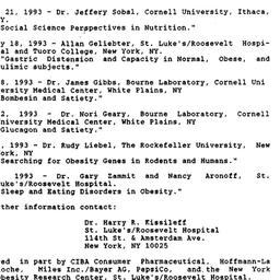 Announcements, 1993-08-15. ...