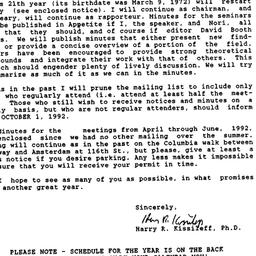 Announcements, 1993-08-12. ...