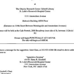 Announcements, 2000-06-15. ...