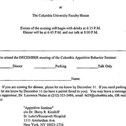 Announcements, 1995-12-14. ...