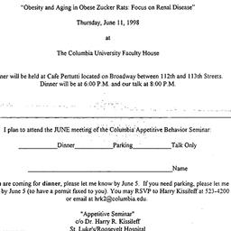 Announcements, 1998-06-11. ...