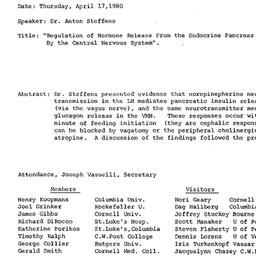 Minutes, 1980-04-17. Appeti...