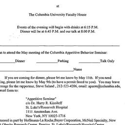 Announcements, 1999-05-13. ...