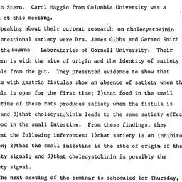 Minutes, 1974-11-20. Appeti...