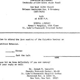 Announcements, 1983-06-16. ...