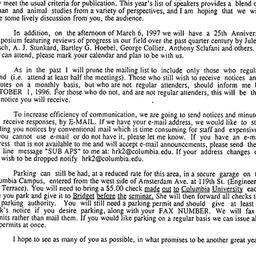 Announcements, 1996-09-09. ...
