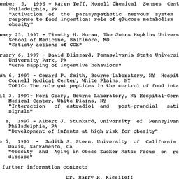 Announcements, 1996-09-02. ...
