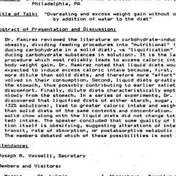Minutes, 1986-05-08. Appeti...