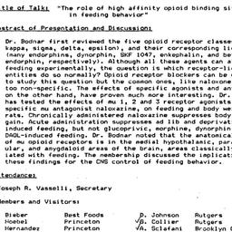 Minutes, 1986-02-13. Appeti...