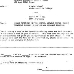 Announcements, 1977-10-06. ...