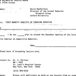 Announcements, 1977-12-08. ...