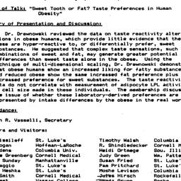 Minutes, 1984-11-01. Appeti...