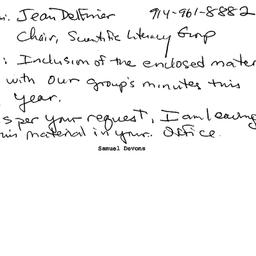 Correspondence, 2007-05-29....
