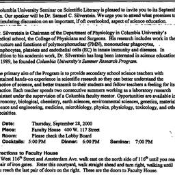 Announcements, 2000-09-28. ...