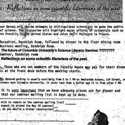 Announcements, 1995-04-25. ...