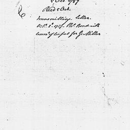 [Document, 1787 October 05]