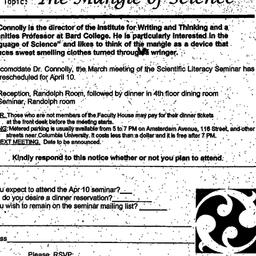 Announcements, 1995-04-10. ...