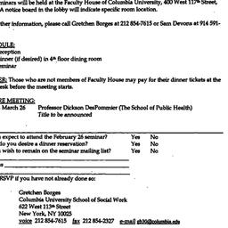 Announcements, 1998-02-26. ...