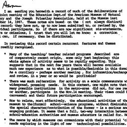 Correspondence, 1988-02-29....