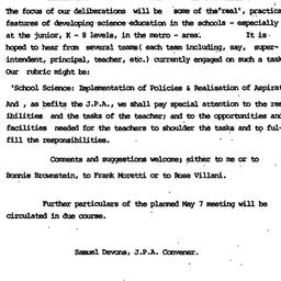 Announcements, 1988-05-07. ...