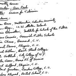 Minutes, 1987-10-29. Scient...