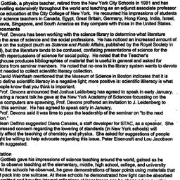 Minutes, 1998-10-22. Scient...