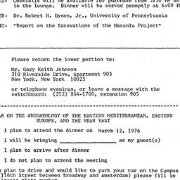 Announcements, 1976-03-12. ...