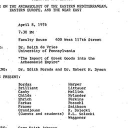 Minutes, 1976-04-08. The An...