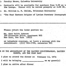 Announcements, 1976-02-12. ...