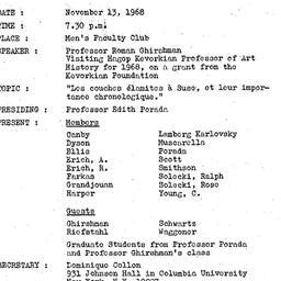 Minutes, 1968-11-13. The An...