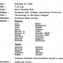 Minutes, 1969-02-27. The An...