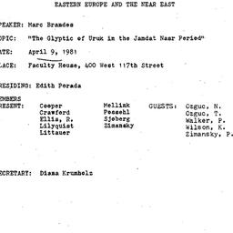 Minutes, 1982-04-09. The An...
