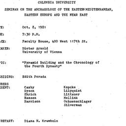 Minutes, 1981-10-08. The An...