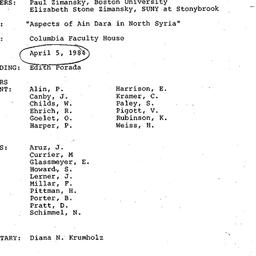Minutes, 1984-04-05. The An...