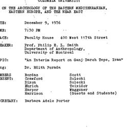 Minutes, 1976-12-09. The An...