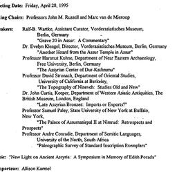 Minutes, 1995-04-28. The An...