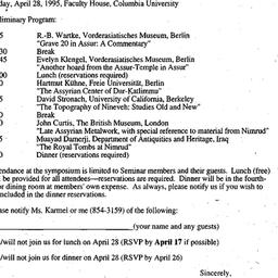 Announcements, 1995-04-28. ...