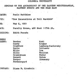 Minutes, 1981-05-06. The An...