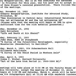 Schedules, The Ancient Near...